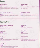 The Treehouse menu