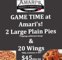 Amari's Pizzeria food