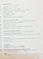 Taqueria Bravo menu