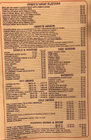 Jimbo's Hamburger Palace menu
