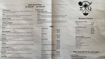 Knead Pi Q menu