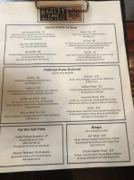 Barley Bine Beer Cafe menu