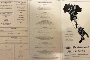 Vito's Italian Pizza food