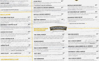 Doc Holliday's Roadhouse menu