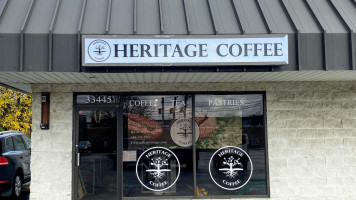 Heritage Coffee outside