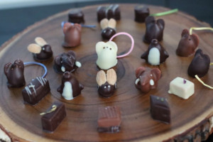 L.a. Burdick Handmade Chocolates inside