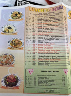 Po-po Chinese menu