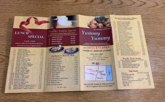 Yummy Yummy Chinese Restaurant menu
