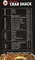 Louisiana Crab Shack menu