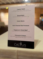 Cactus menu