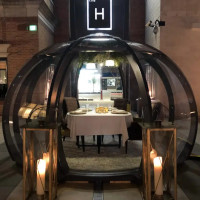 H Dining Pods inside