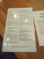 Amy's Place menu