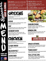 Spinners menu