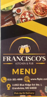 Francisco's Kitchen Pub food