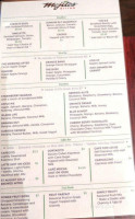 Mojito's Bistro menu