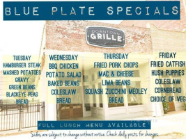 Downtown Grille menu