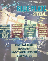 Downtown Grille menu