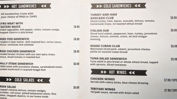 Air World Deli menu