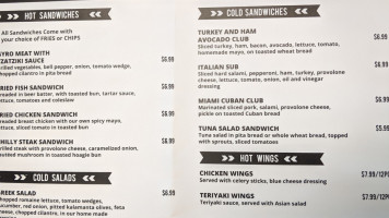 Air World Deli menu