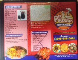 El Paladar Inc menu