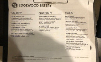 The Edgewood Eatery food