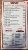 Apollo Beach Diner menu
