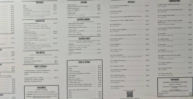 Alpine Taco Shop menu