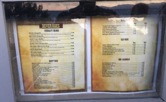 Badwater Saloon menu