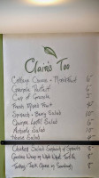 Claire's On Cedros Bakery & Cafe food