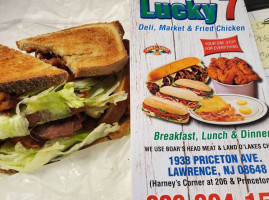 Lucky 7 Deli food