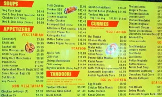 Bawarchi Biryani Corner menu