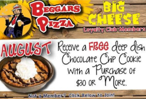 Beggars Pizza food