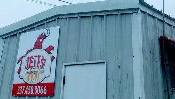 Jett's Crawfish Drive-thru inside