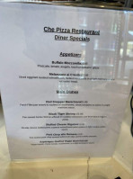 Che Pizza menu