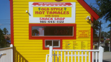 Old Style Hot Tamales Snack Shop And Snoball Stand food