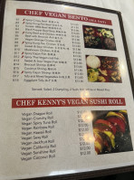 Chef Kenny's Asian Vegan Cuisine menu