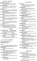 Five Spice At Five Corners Pan-asian Bistro menu