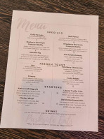 Parkside Eats menu