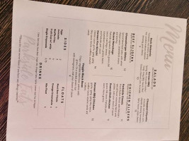 Parkside Eats menu