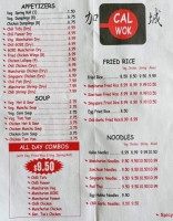 Calcutta Wok menu