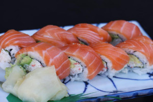 The Rice Teriyaki Sushi Roll food