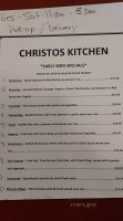 Christos Kitchen menu