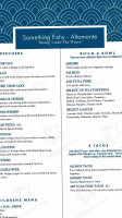 Something Fishy Seafood menu