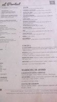 El Portal Cocina Mariscos menu