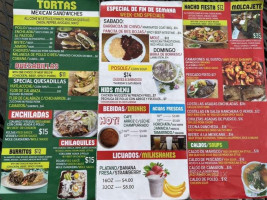 Taco House menu