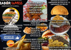 Sabor Express Grill menu