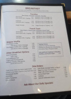 Allie's Beach Street Cafe menu
