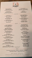 F&b menu