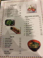 Tokyo Asian Buffet menu