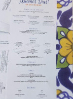 Las Marias menu